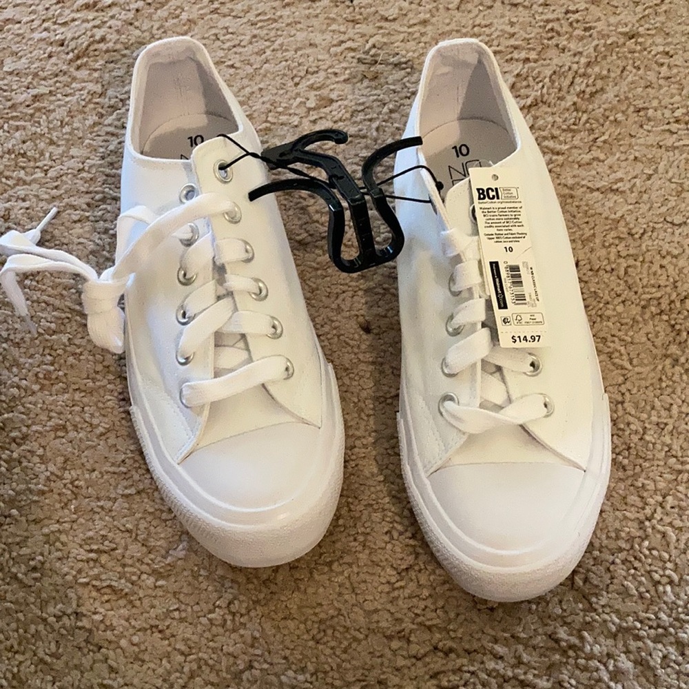 Memory foam white size 10 sneakers skater